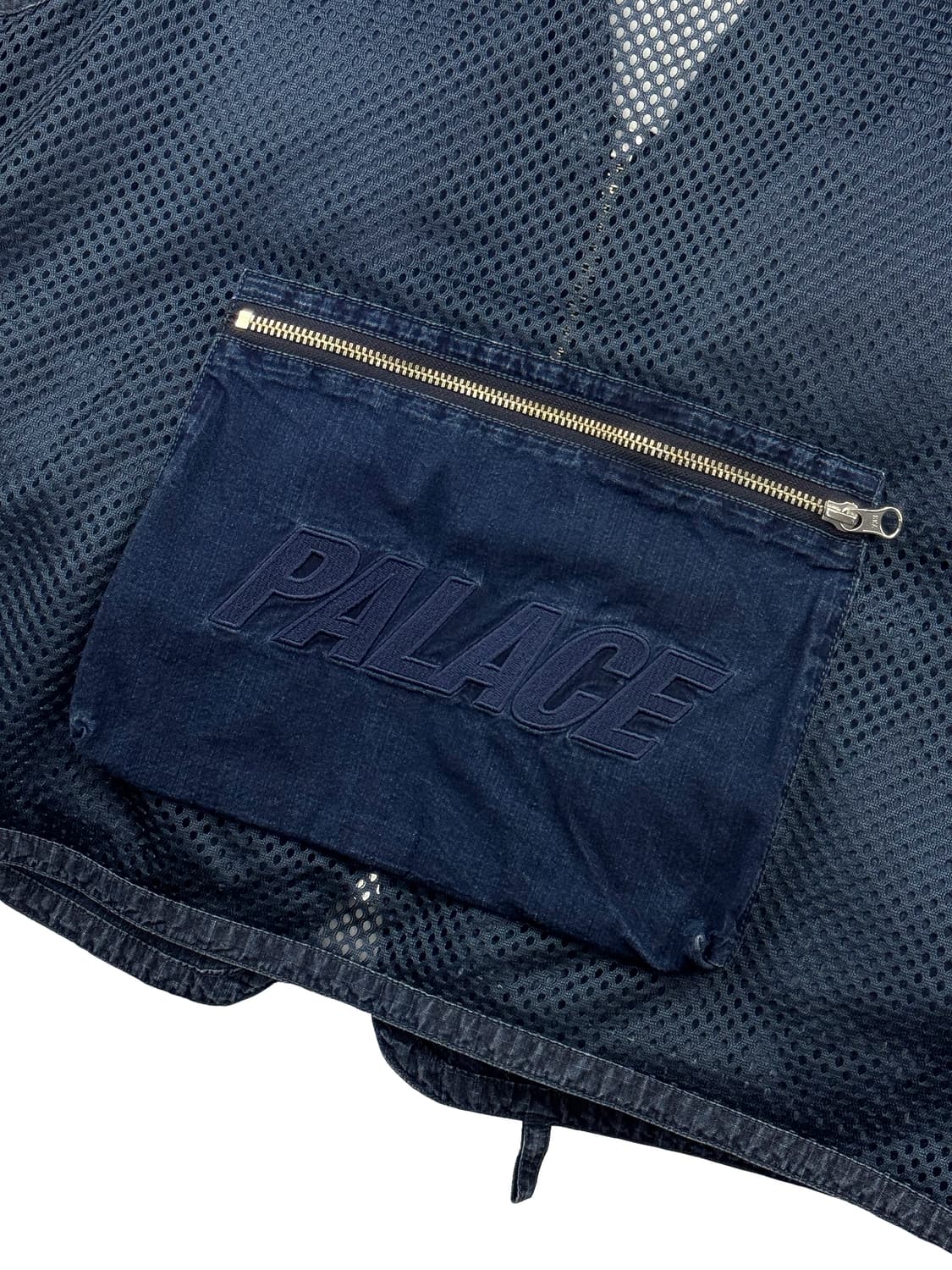 팔라스 x 노스페이스 퍼플 라벨 인디고 립스탑 메쉬 베스트 상품이미지6