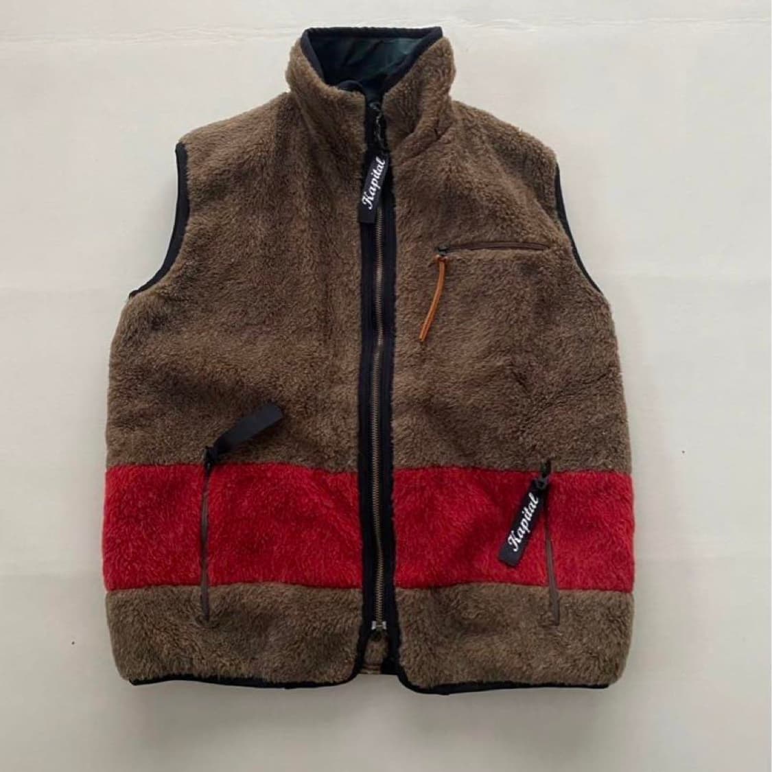 KAPITAL Reversible Fleece Vest 상품이미지1