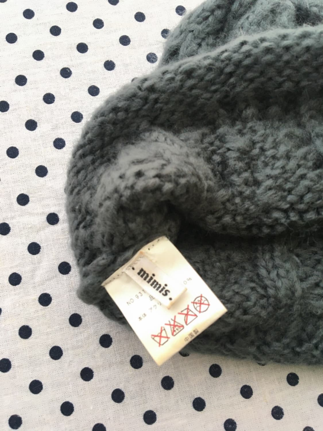 플라워 니트 비니 flower knit beanie  상품이미지6