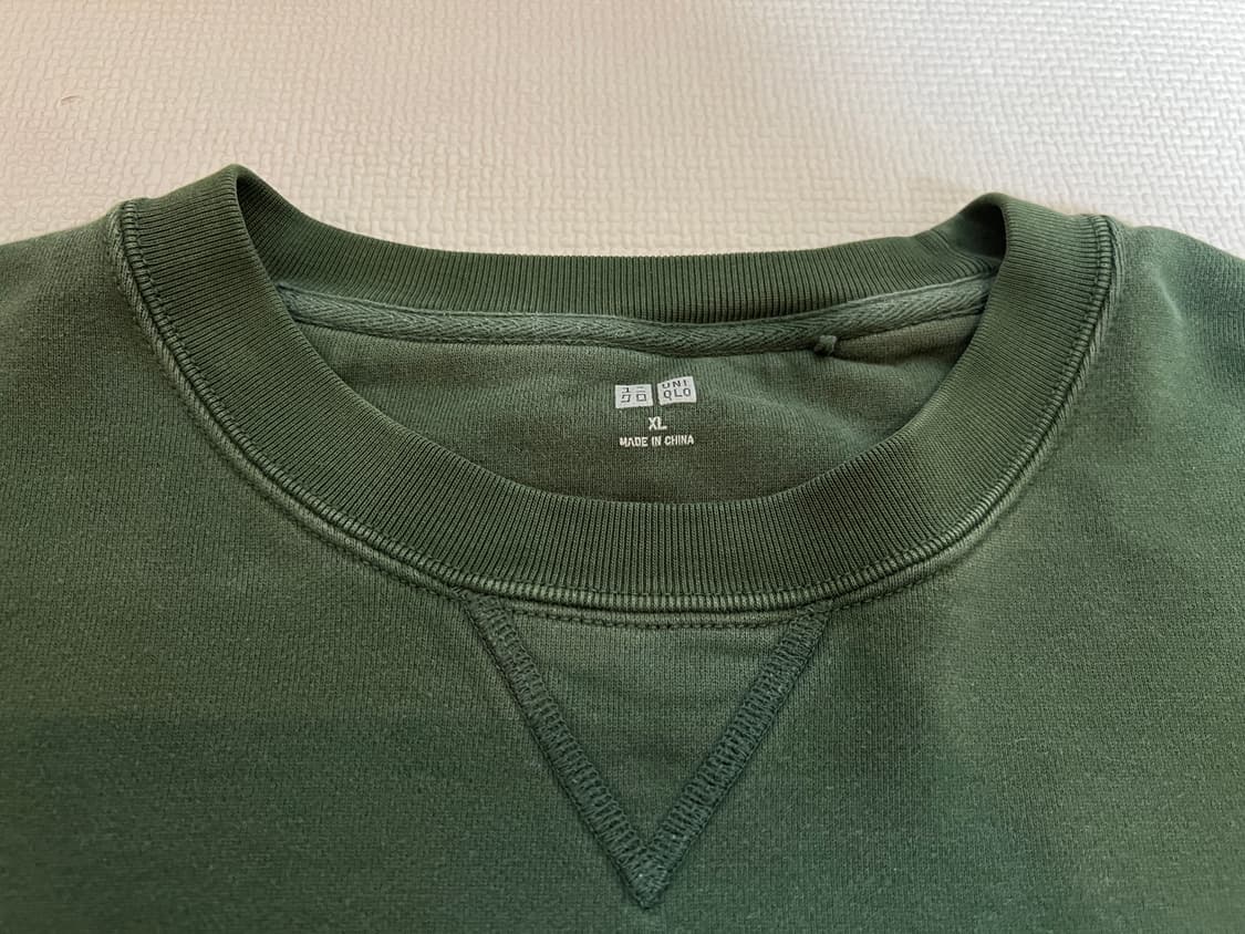 무료배송 - 유니클로 스웨트셔츠 맨투맨(그린) XL 상품이미지3