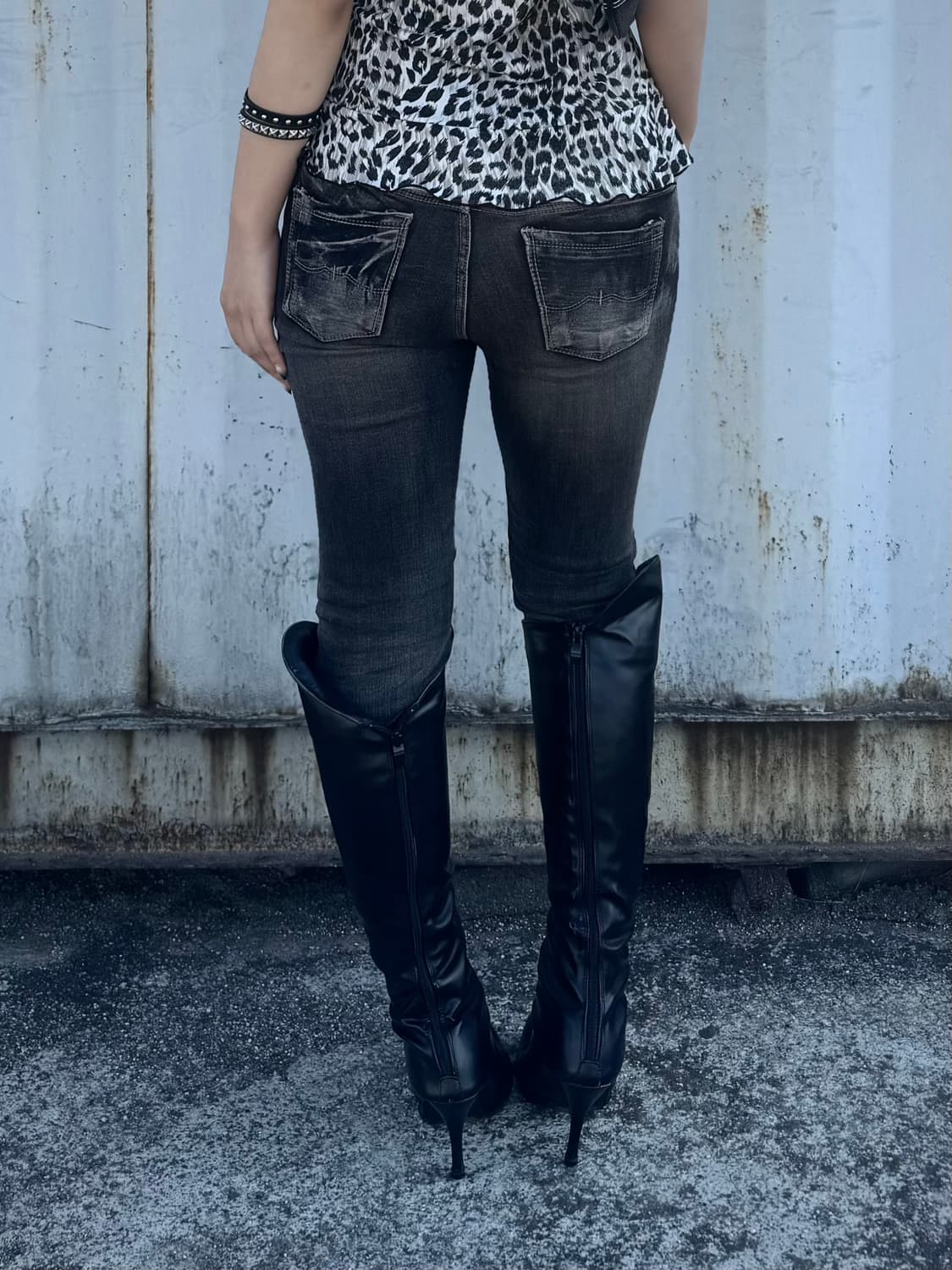 Washed skinny jeans 상품이미지2