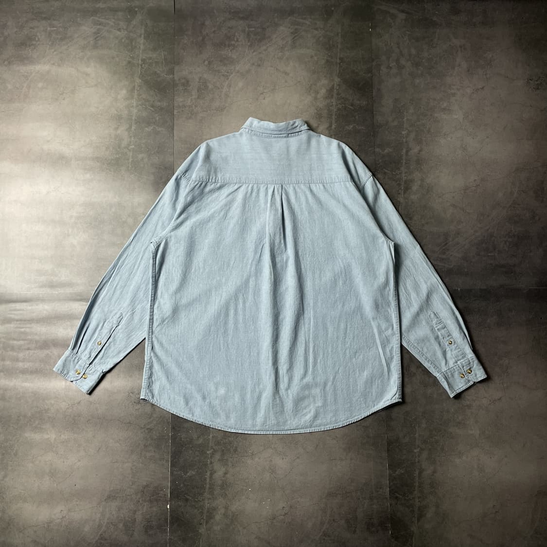 MUNSINGWEAR 먼싱웨어 빈티지 코튼 데님 셔츠 A00604 상품이미지2