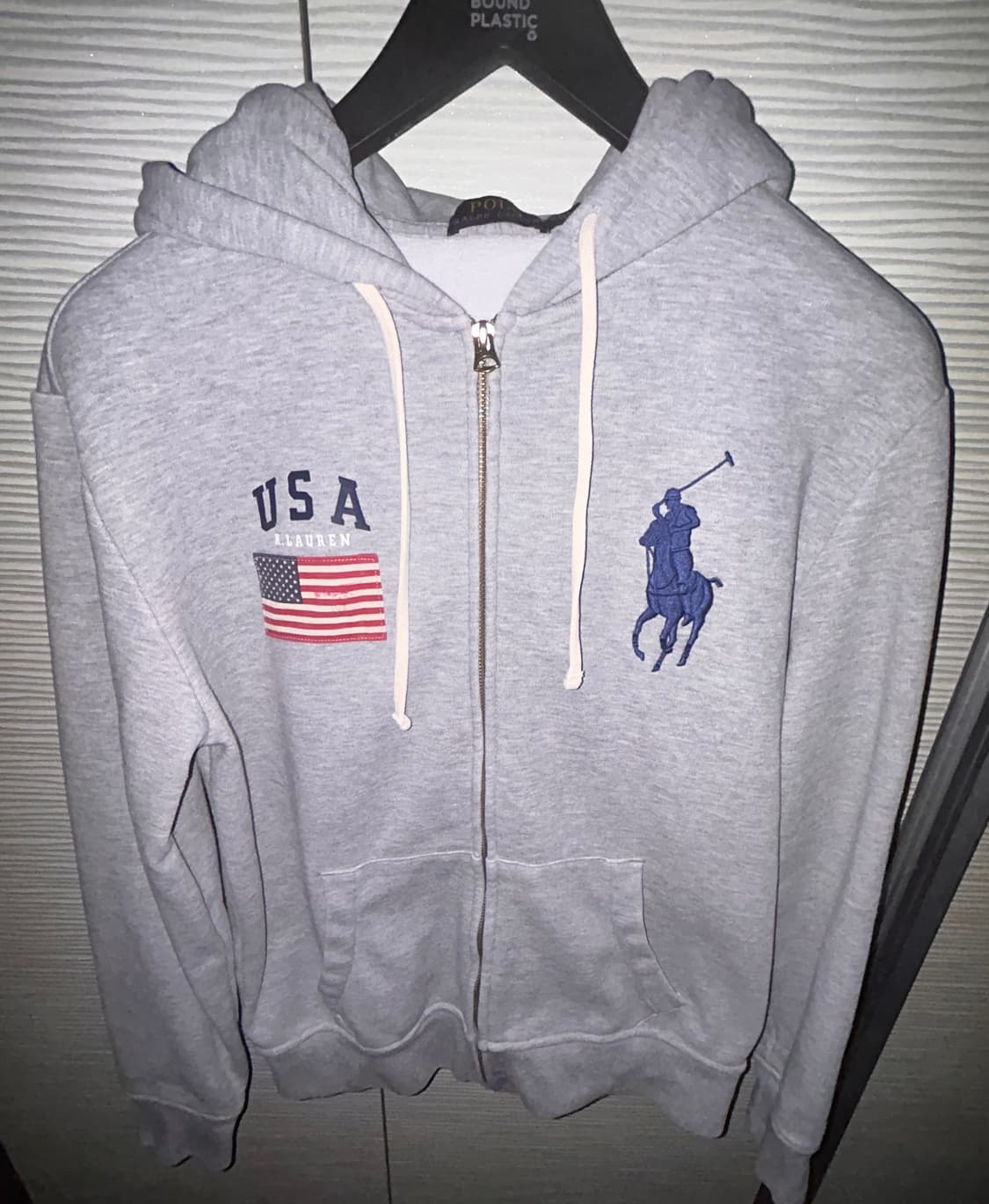 폴로 성조기 후드집업 상품이미지1