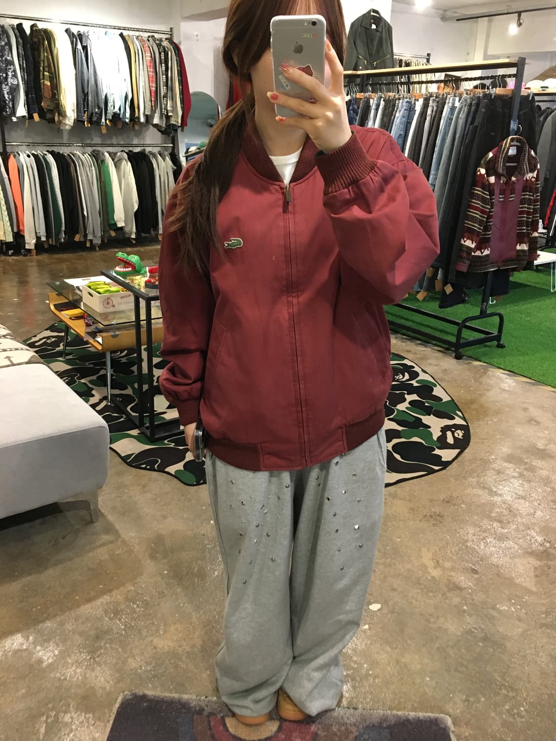 라코스테 올드스쿨 리버시블 블루종 상품이미지2