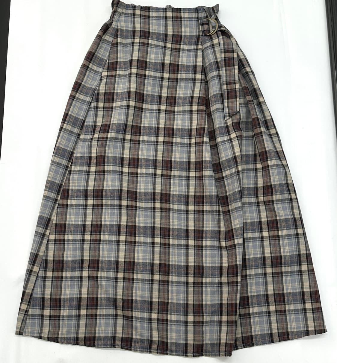 ❄️사와코의 연말 코디세트❄️ 그런지 히피 에스닉 체크 니트 롱스커트 상품이미지6