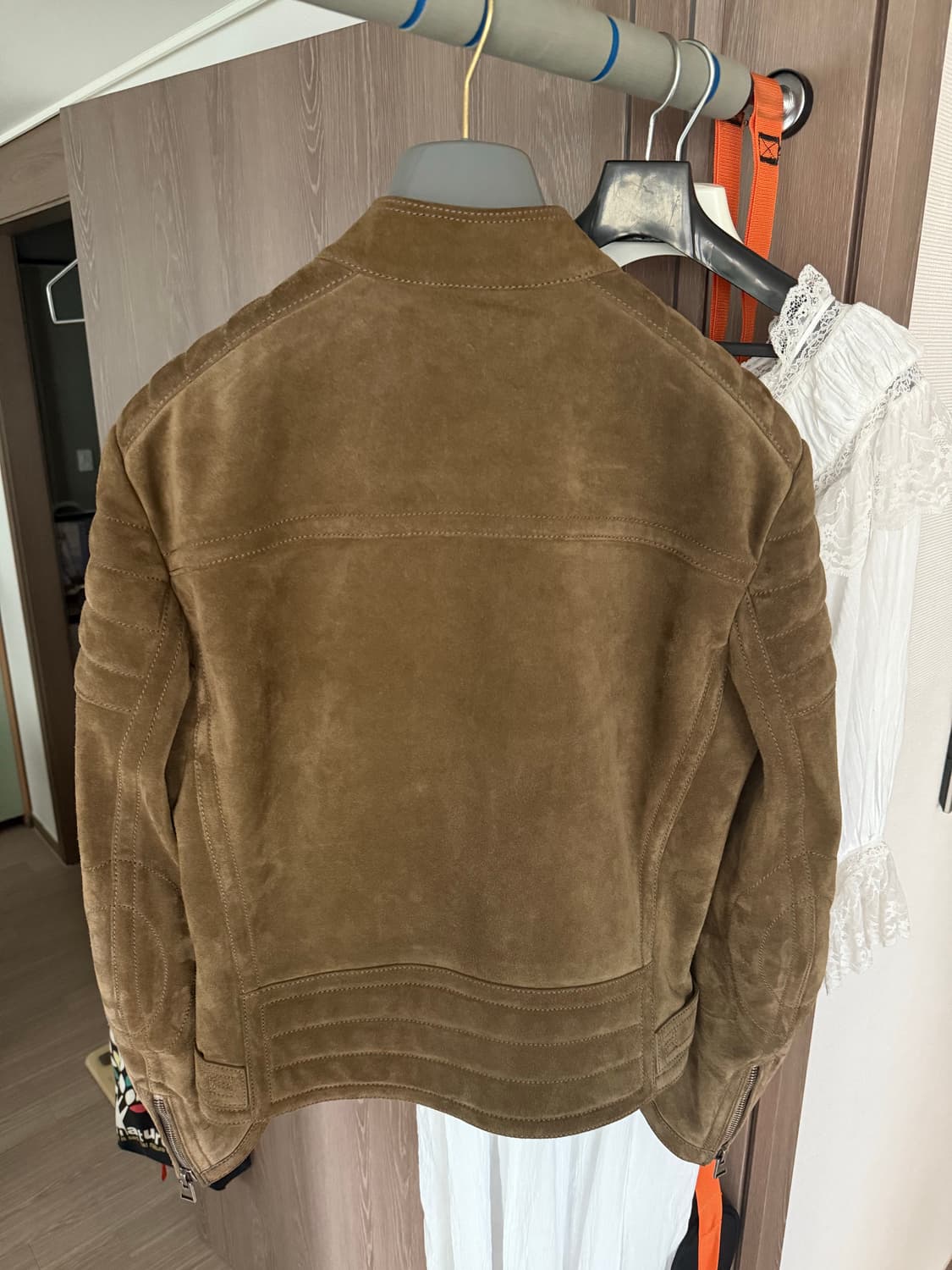 톰포드 아이콘 스웨이드 라이더자켓 상품이미지4