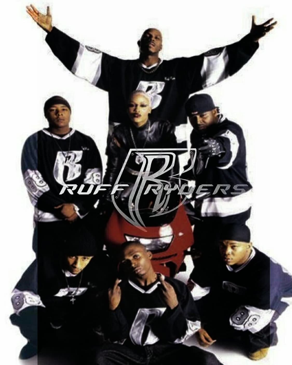 (희귀)90's 러프 라이더스 R 올드스쿨 힙합 베이스볼 져지 XL 상품이미지7