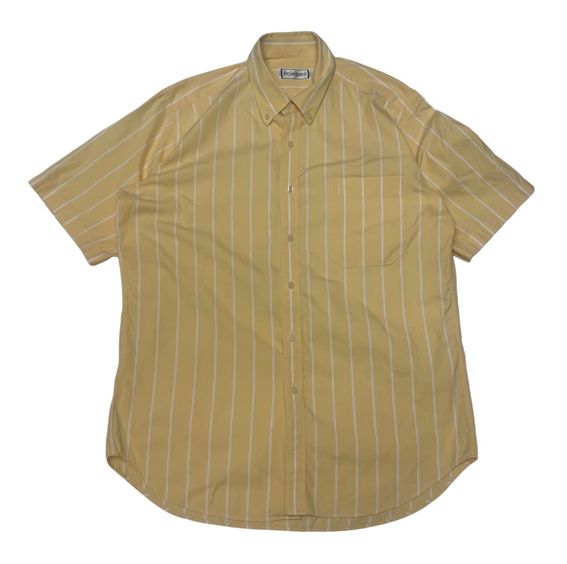 입생로랑 옐로우 스트라이프반팔셔츠 100 상품이미지1