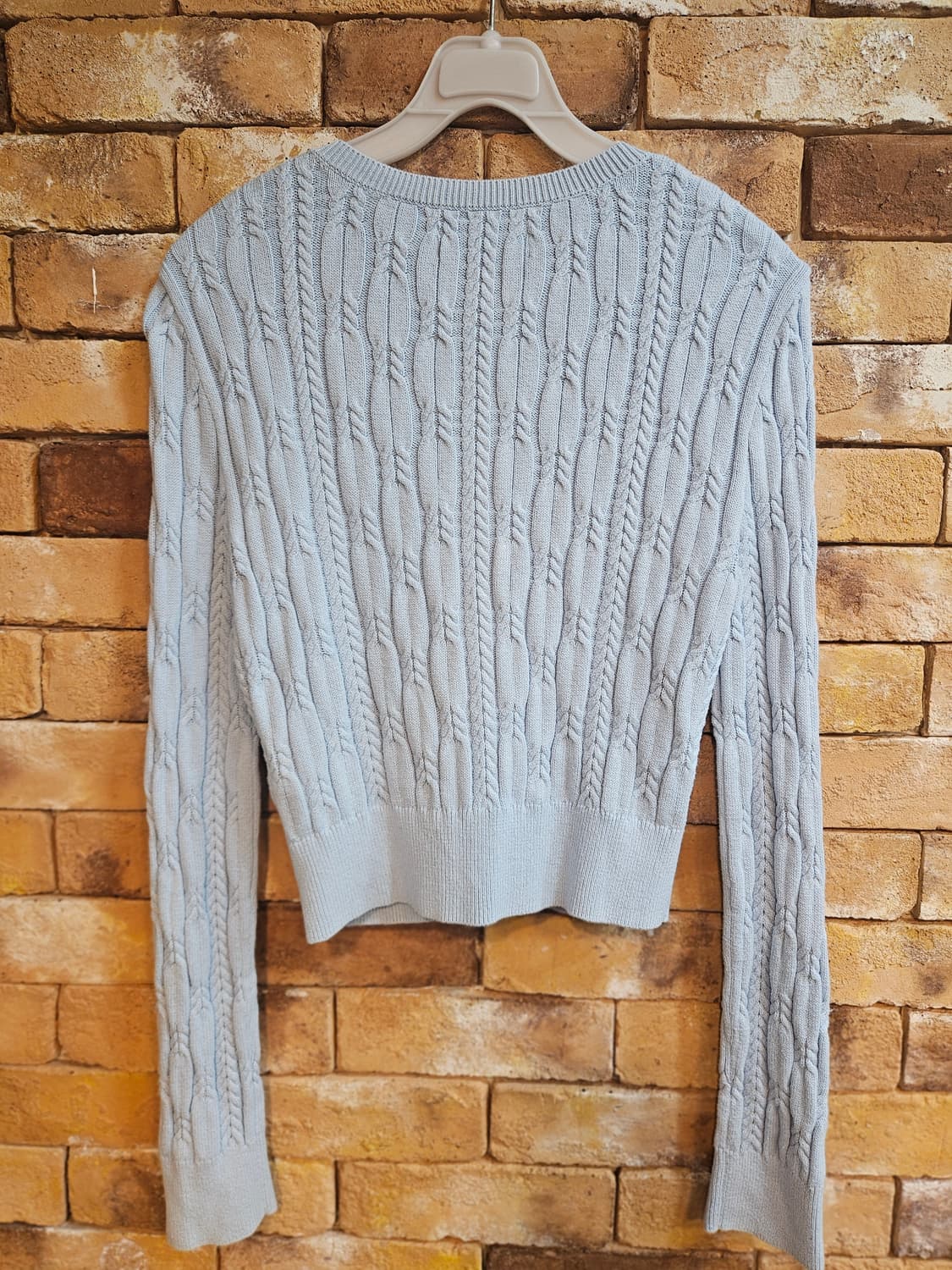 키르시 체리 케이블 니트 블루 2 상품이미지2