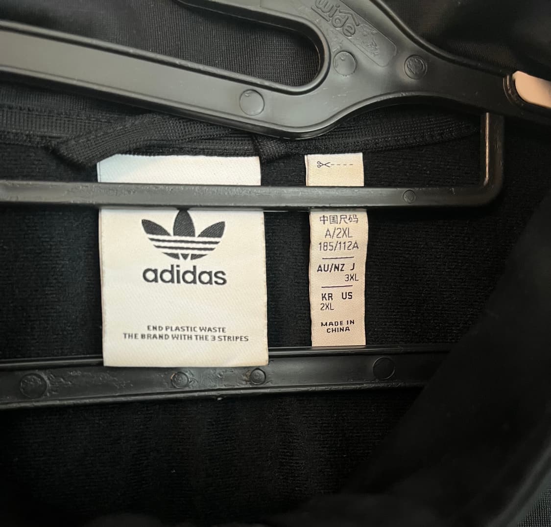 [루즈핏/2XL] 빅사이즈 아디다스 베켄바우어 져지 블랙 상품이미지4