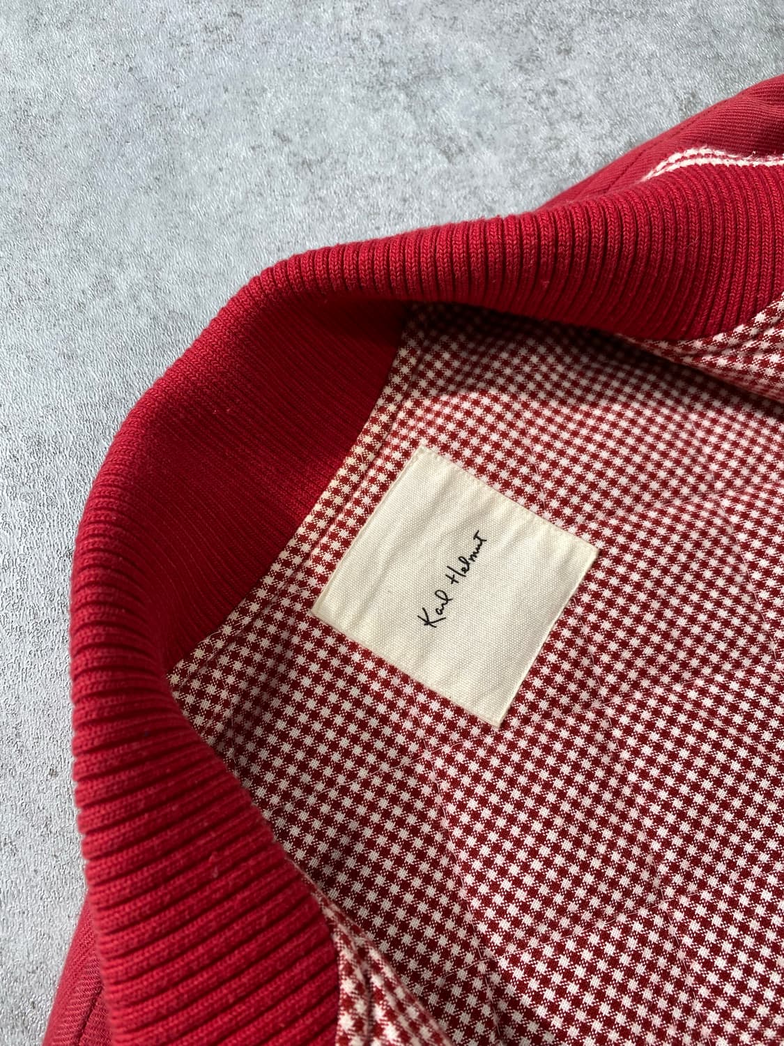 [M] 90s Karl Helmut 칼헬무트 테디베어 봄버자켓 상품이미지7