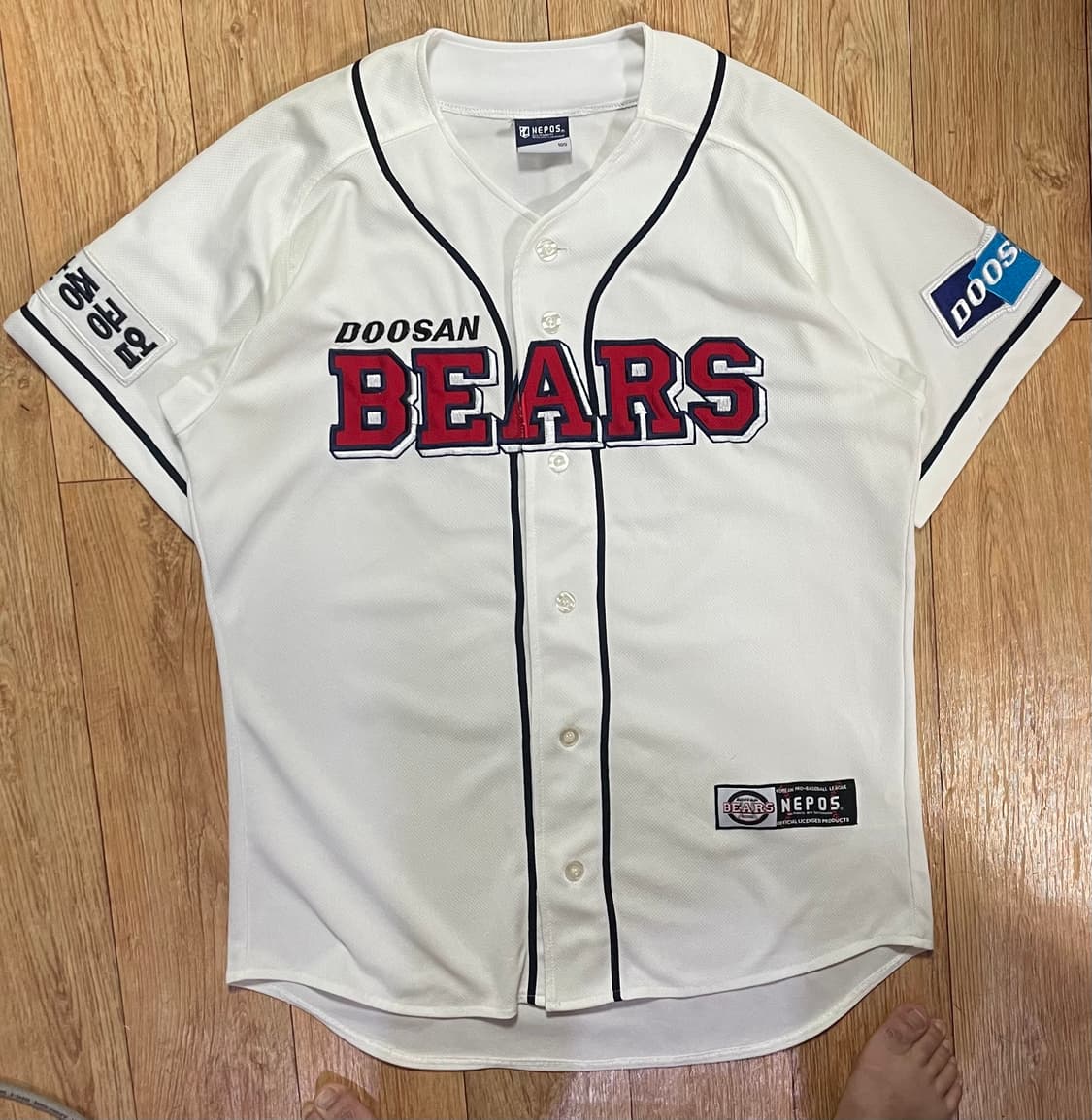 두산베어스 유니폼 야구 반팔 105 유니폼 상품이미지1