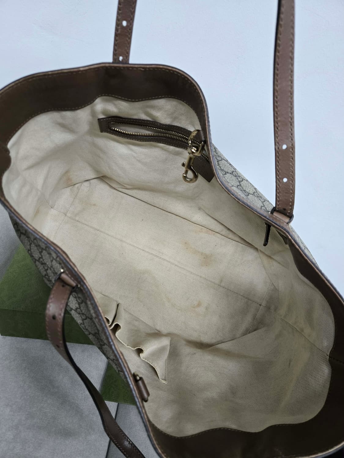 [보증서 정품] 구찌 시그니처 토트백 상품이미지2