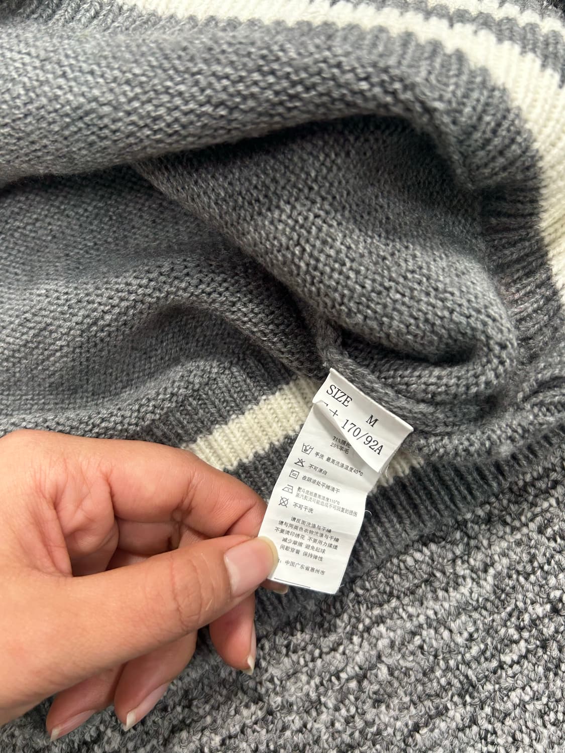 디키즈 빅로고 그레이 니트 M 상품이미지7