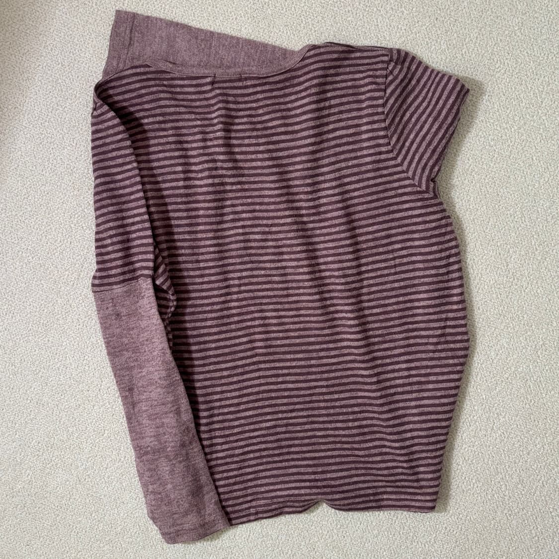 일본빈티지 vivre sa vie 스트라이프 이너 탑 상품이미지5