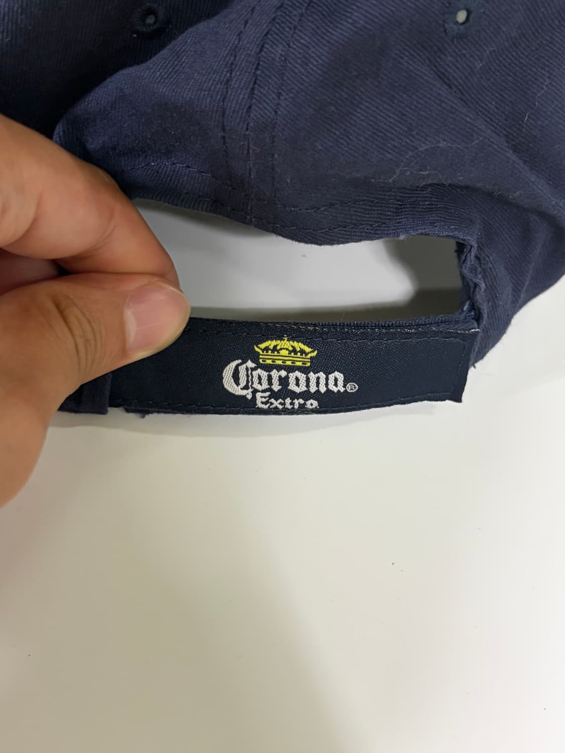 코로나 엑스트라(Corona Extra) 프로모 네이비 빈티지 볼캡 상품이미지5