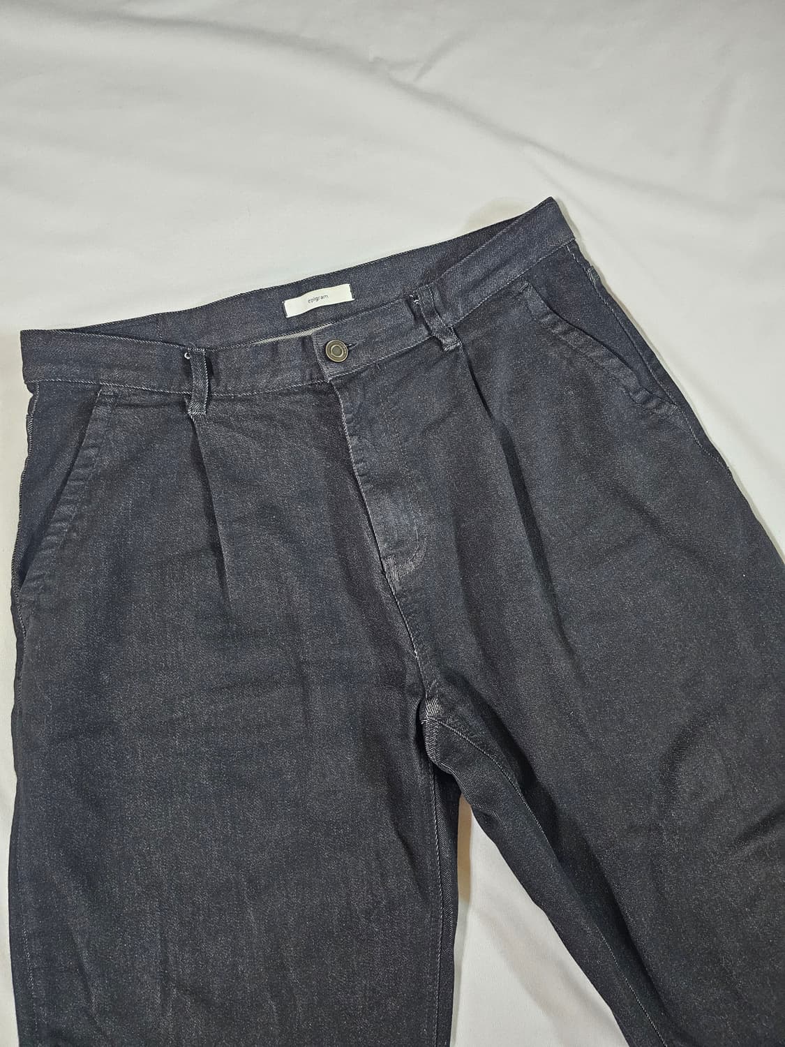 [86, 34인치] 코오롱 에피그램 남성 와이드 데님 팬츠 상품이미지3