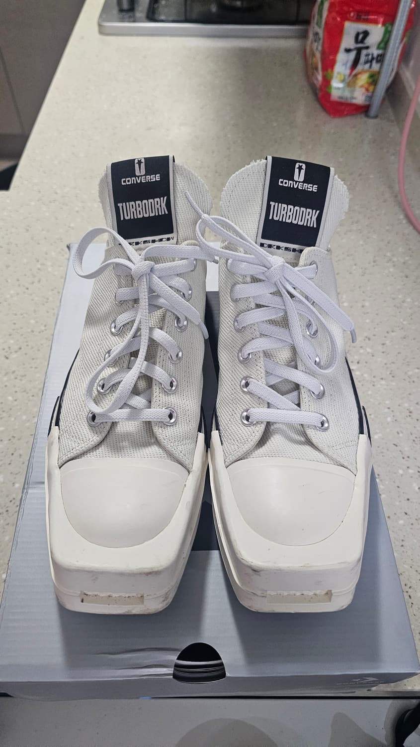 컨버스 터보다크 척 70 로우 다크쉐도우 릴리 화이트 265 상품이미지2