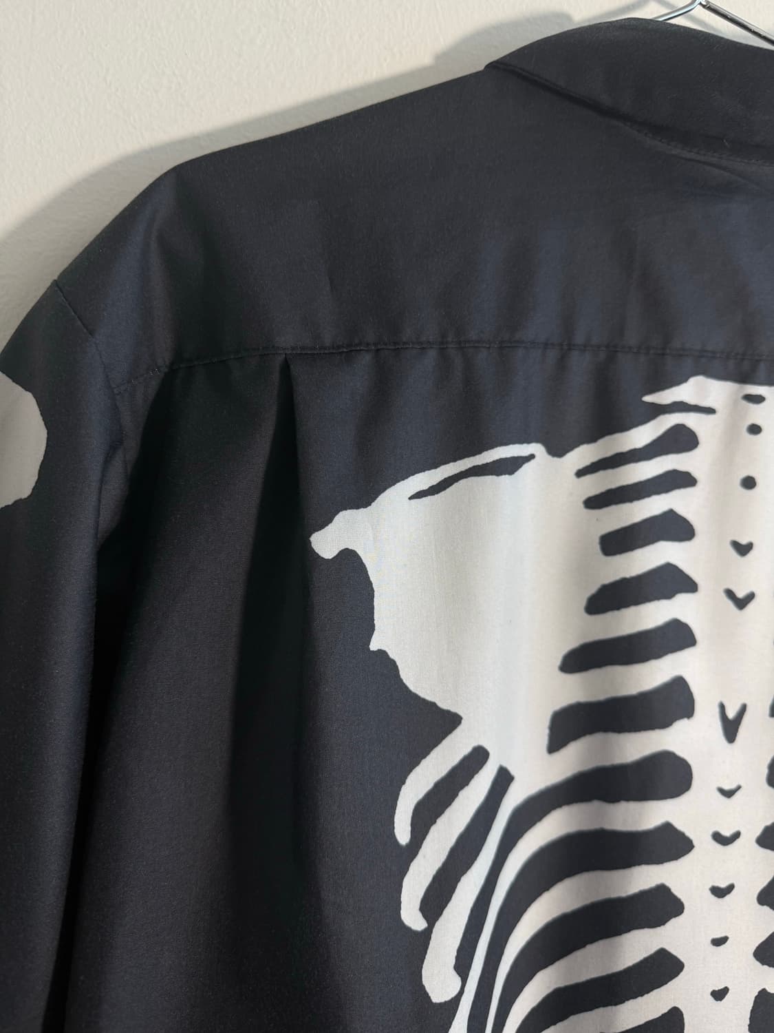 일본 빈티지 스켈레톤 그런지  블랙 셔츠  상품이미지7