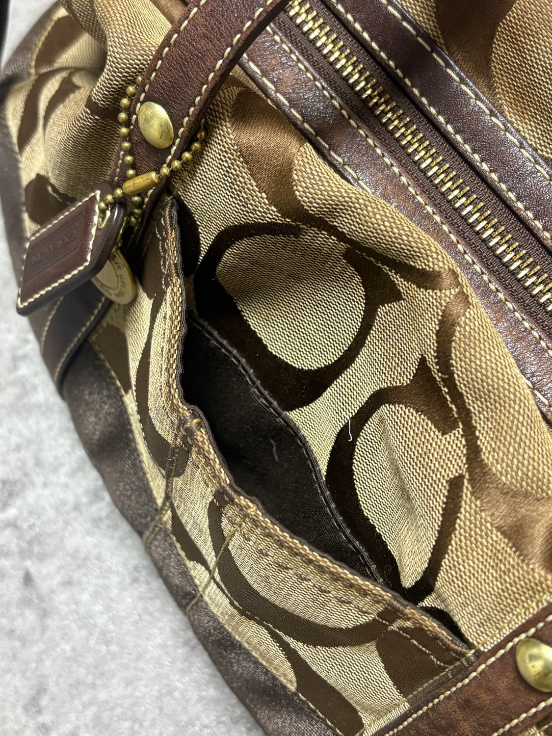 코치 COACH  미니 빈티지 보스턴백 상품이미지6