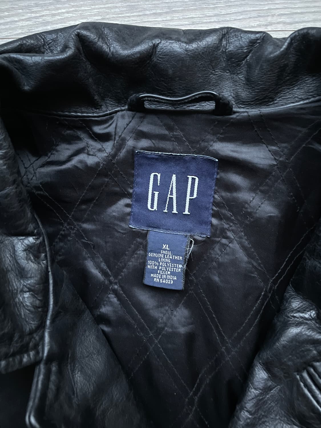 90s 올드갭 레더 카코트 gap carcoat 상품이미지3