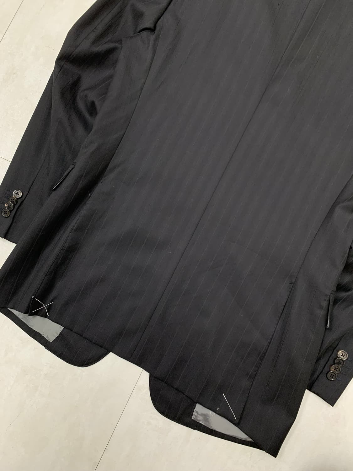 Time 블랙 스트라이프 블레이저 상품이미지8