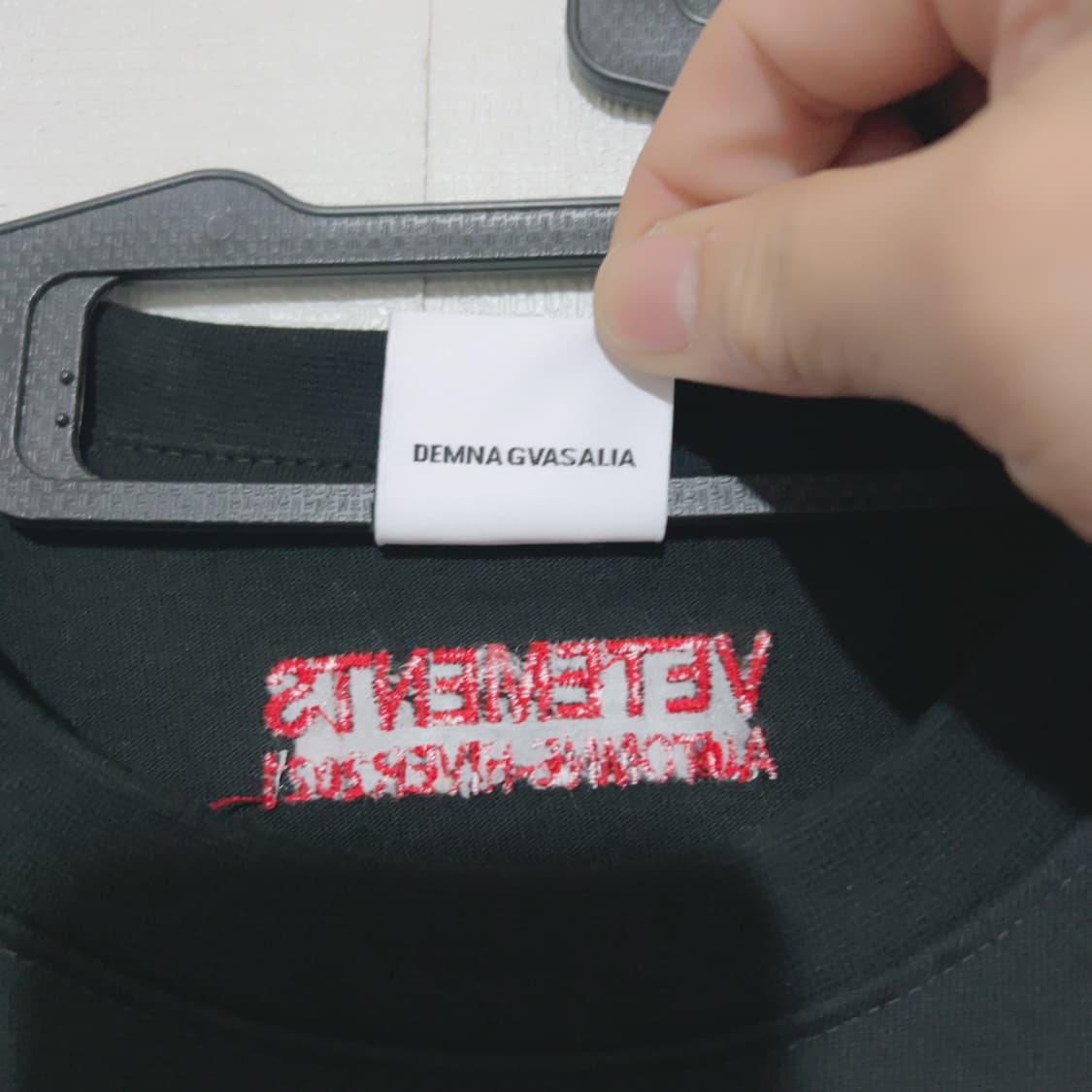 베트멍 블랙 서바이벌 프린팅 빅사이즈 여름 공용 반팔티 상품이미지5