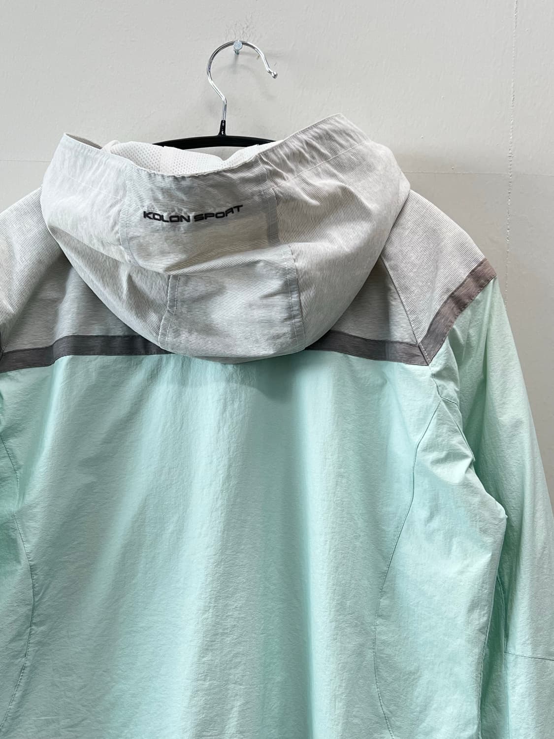 코오롱스포츠 우먼스 우븐 집업 자켓 민트 상품이미지6