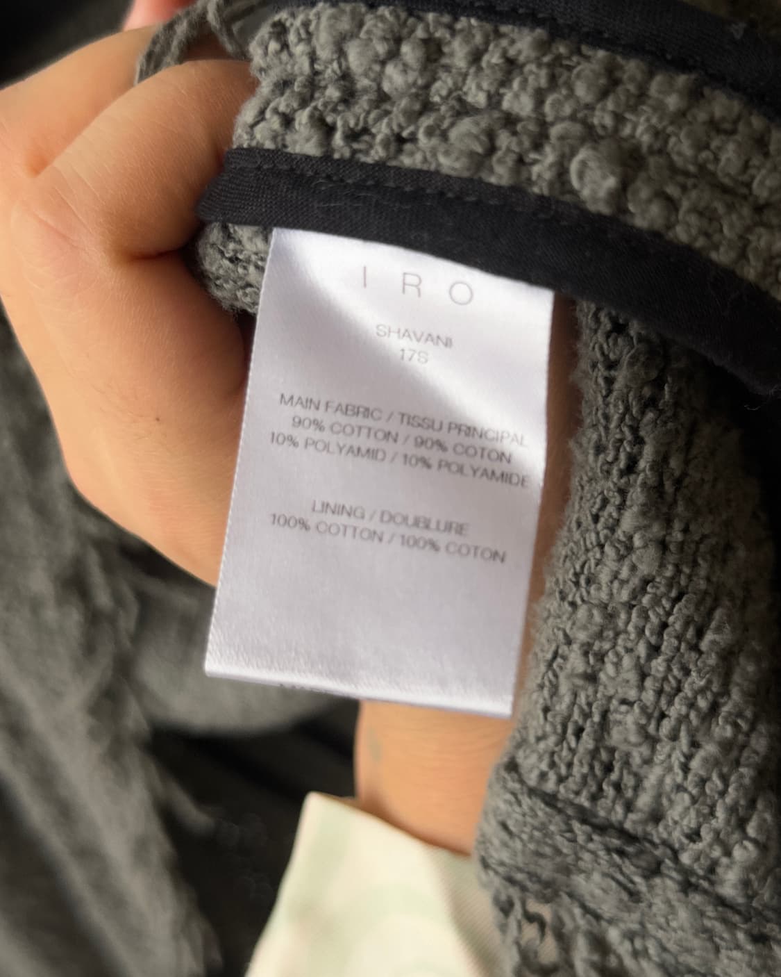 [IRO] Fringe Bouclé Jacket 상품이미지4