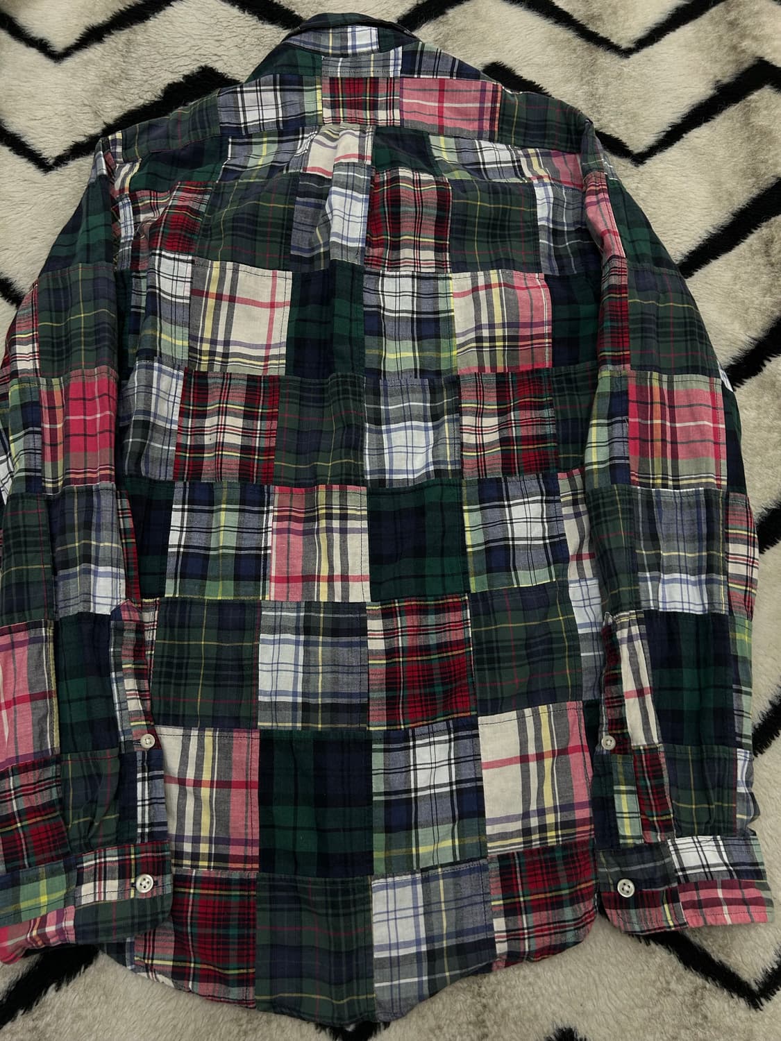 [M]폴로랄프로렌 패치워크 코튼 셔츠 상품이미지3