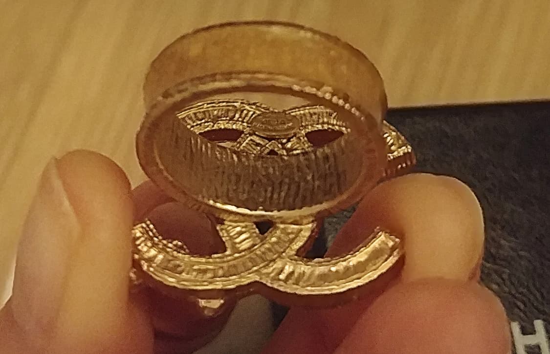 샤넬Chanel 빈티지 2006 FW/크리스탈 CC로고 링 상품이미지4