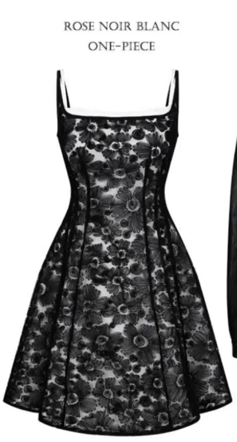 라벨르블랑 로즈 누아 블랑 원피스 상품이미지1