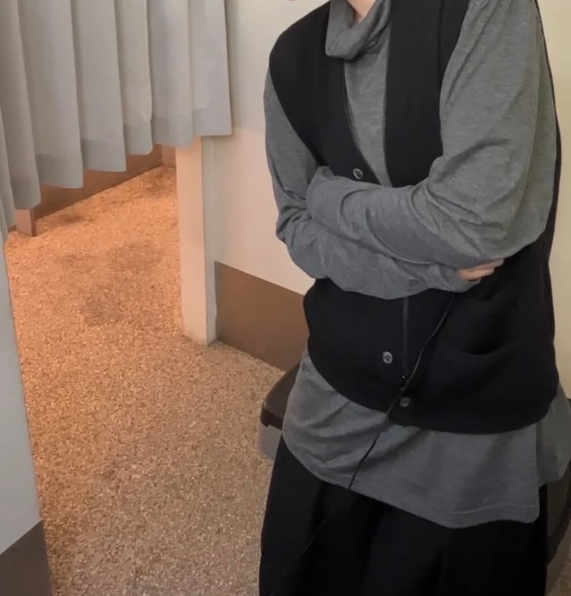 해칭룸 풀 집 니트베스트 3 상품이미지3