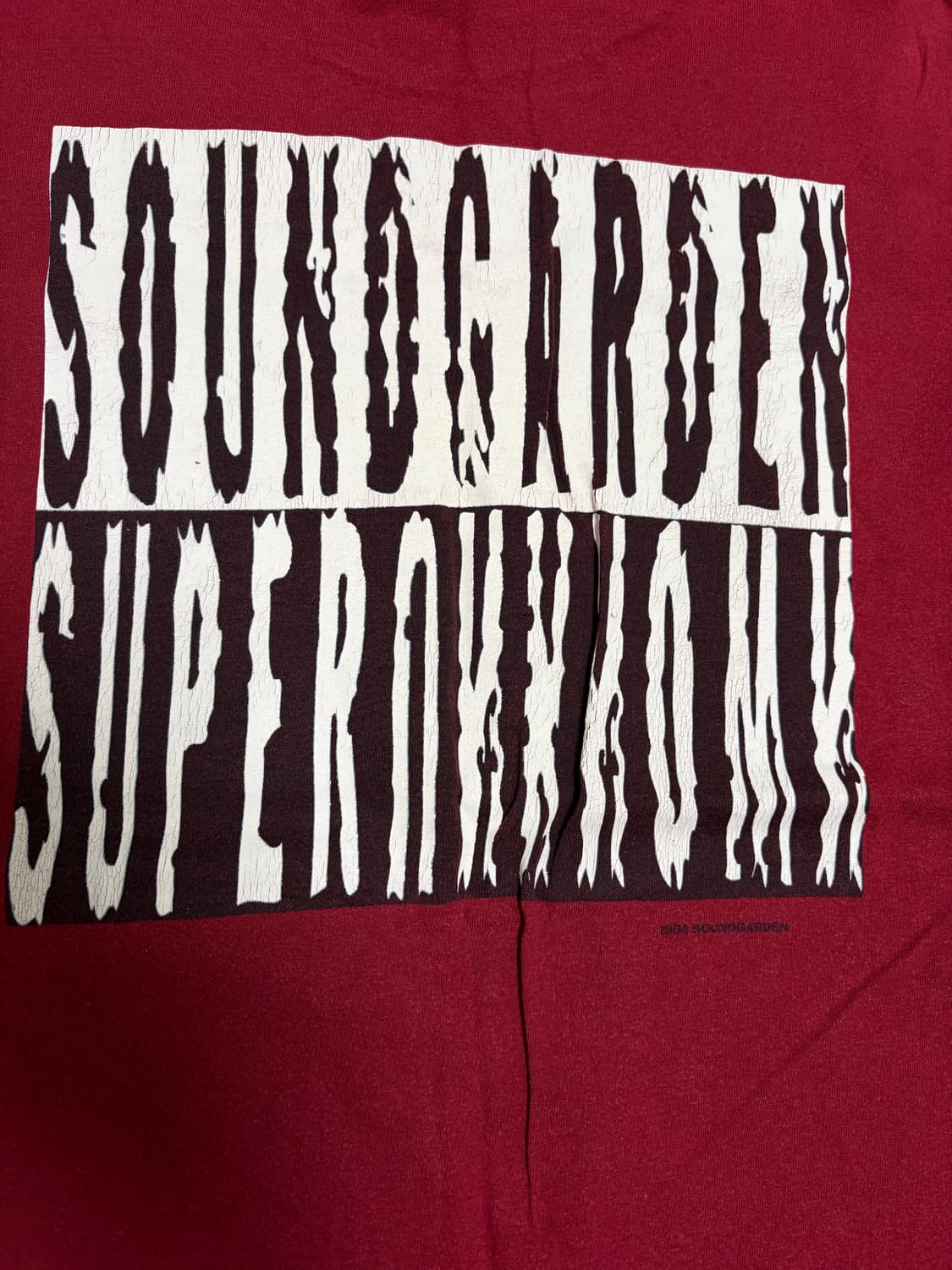 90s 사운드가든 슈퍼언노운 빈티지 밴드티 made in usa🇺🇸 상품이미지3