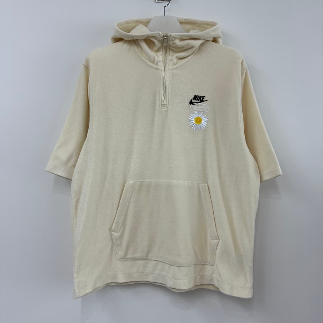 나이키 데이지 프렌치 테리 반집업 후드 반팔 티셔츠 상품이미지2