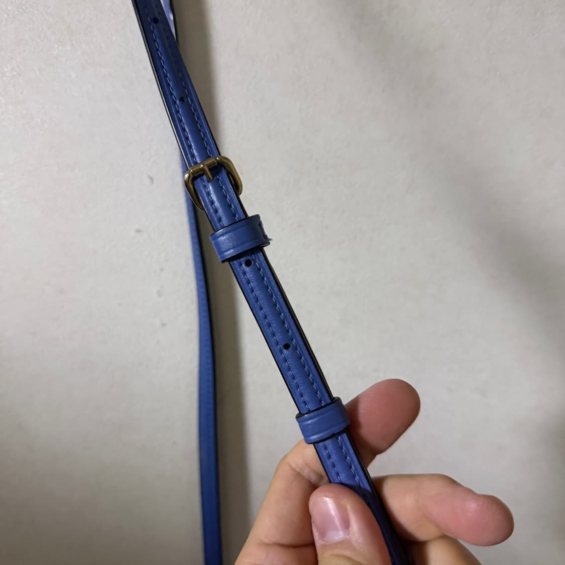 코치 홀스 앤 캐리지 카메라백 블루 상품이미지4