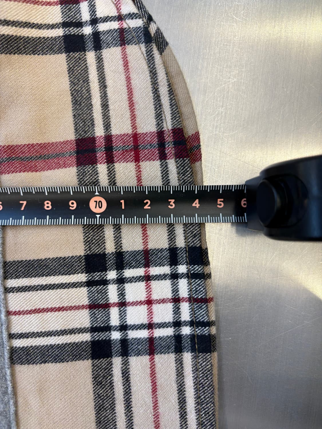 꼼데가르송 옴므 체크 헴 후드티 상품이미지8