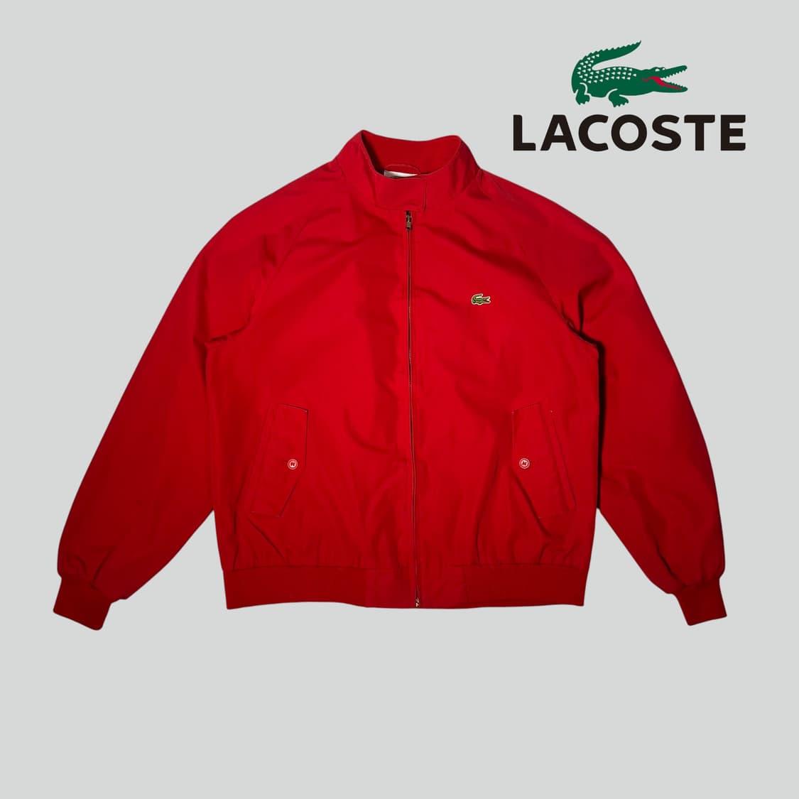 [L]80's IZOD 라코스테 바라쿠타 헤링본 자켓 상품이미지1