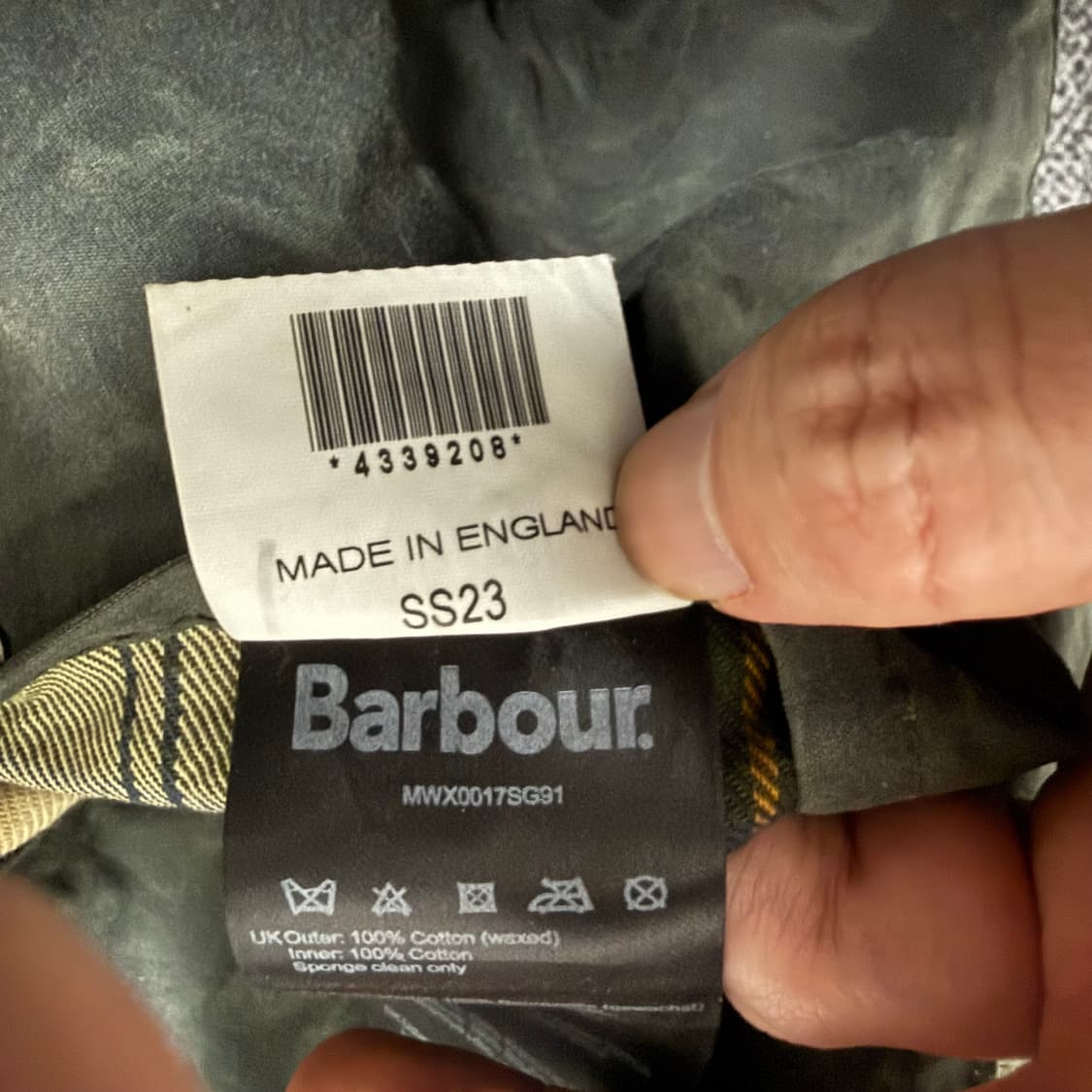 바버 뷰포트 자켓 세이지 42 상품이미지7