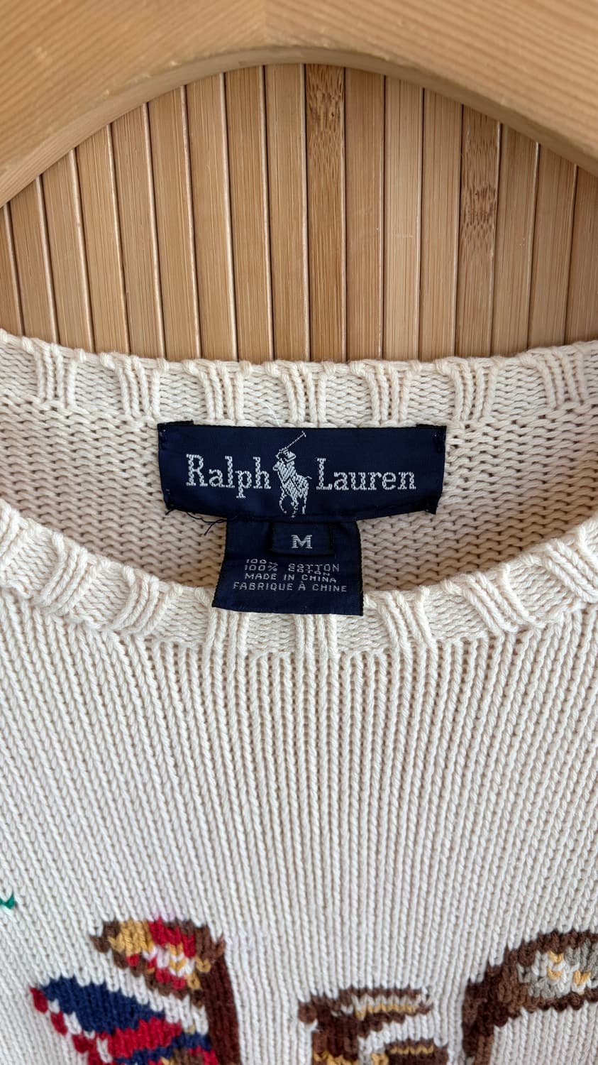 90's POLO RALPH LAUREN Hand Knit Sweat 상품이미지4