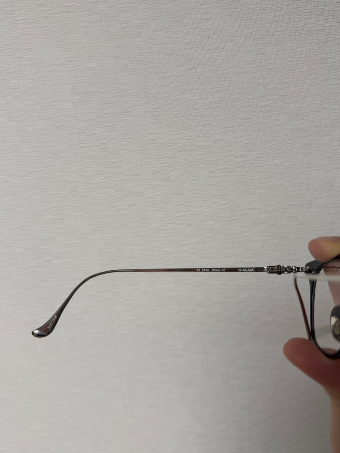 크롬하츠 샤가스 SHAGASS 블랙실버 49 사이즈 (레어 단종) 상품이미지4