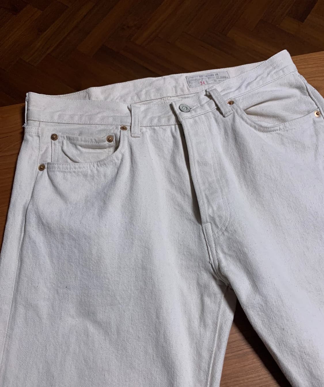 Boncoura 66 white denim 상품이미지3