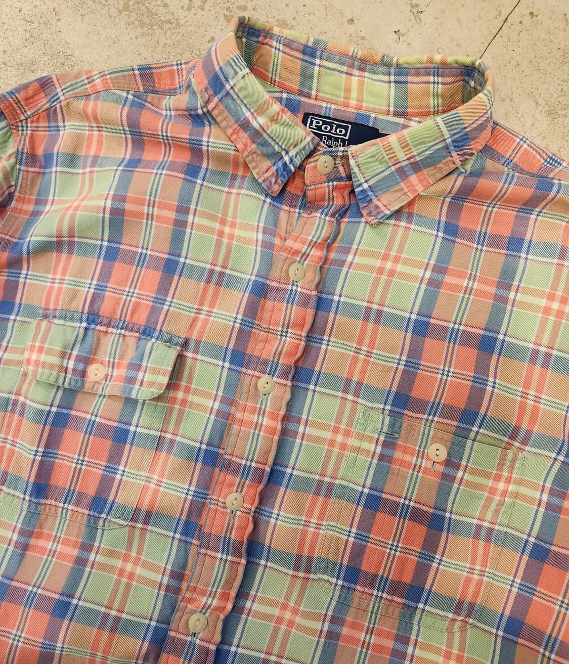 폴로 체크셔츠 2xl 상품이미지1