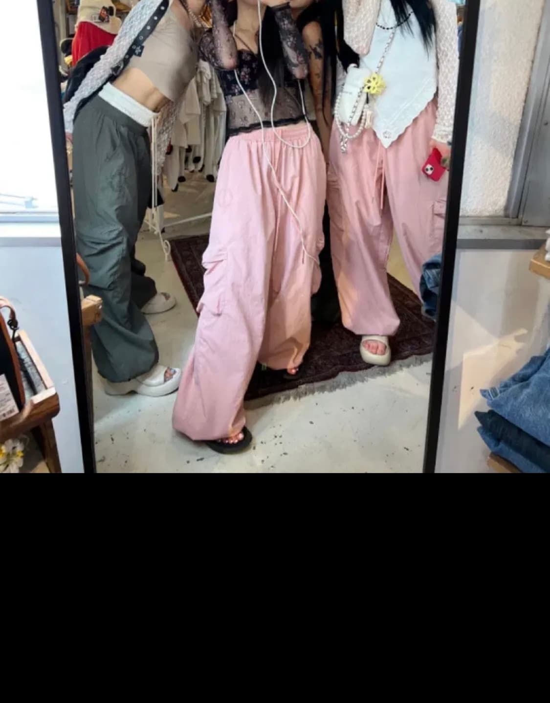 더미스테리어스호텔 써클 카고 팬츠 상품이미지2