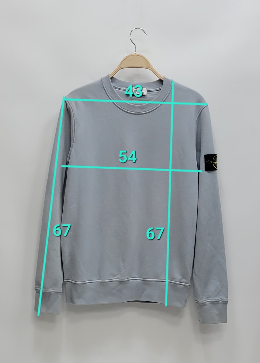 STONE ISLAND 21FW스톤아일랜드 와펜 크루넥 맨투맨/ 남 S  상품이미지10