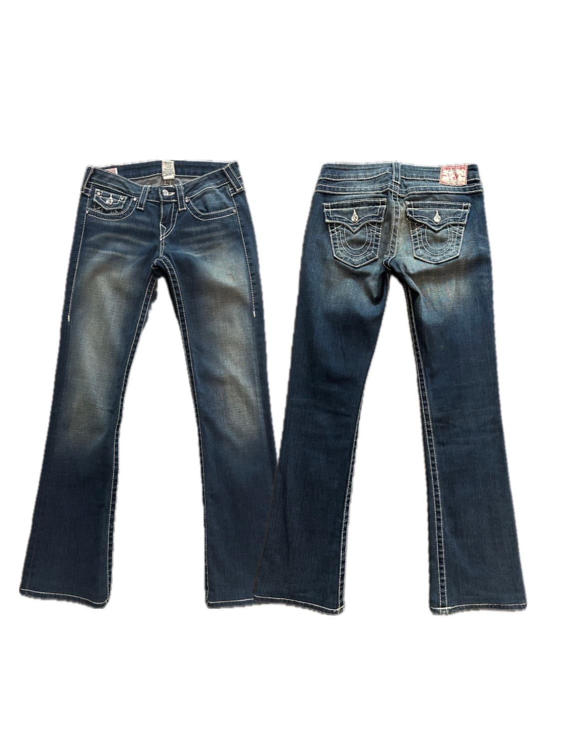 트루릴리전 DISCO BECKY BIG T 부츠컷 데님팬츠 y2k 펑크 상품이미지1