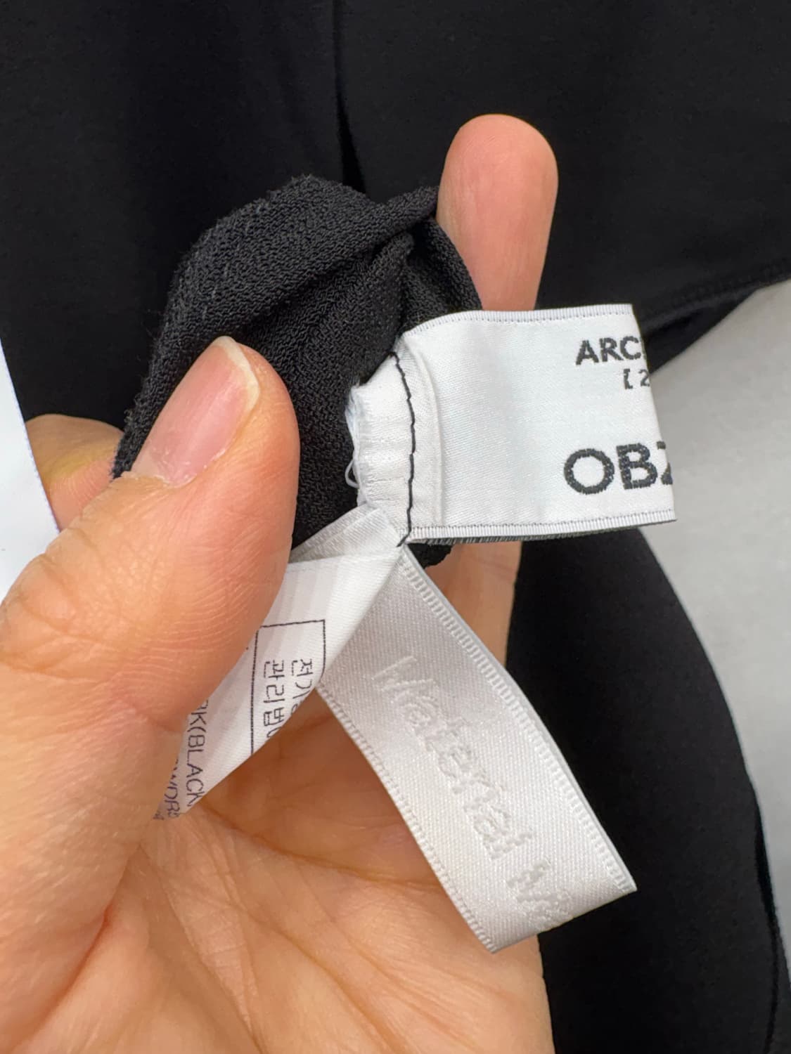 오브제 블랙 셔링 원피스  상품이미지7