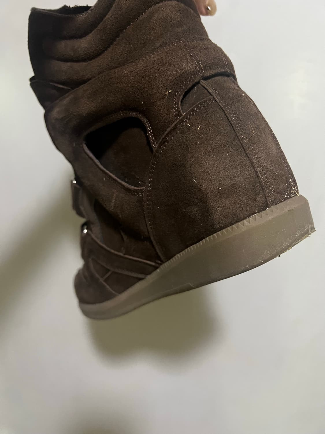 빈티지 하이탑 스니커즈 브라운 250 아쉬 이자벨 마랑 상품이미지5