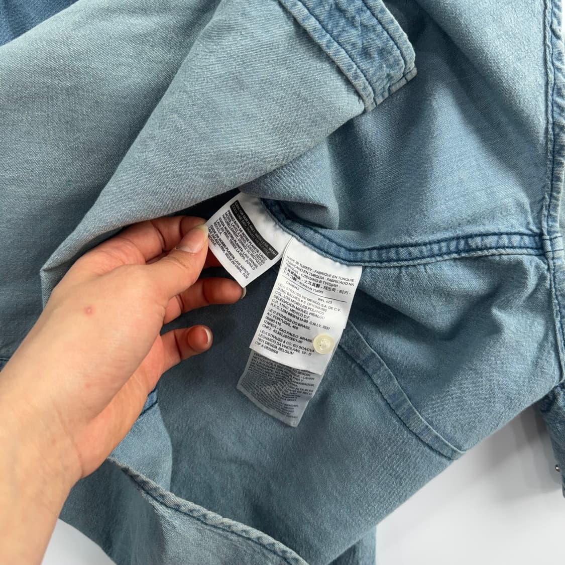 Levis 리바이스 투포켓 데님 셔츠 상품이미지6