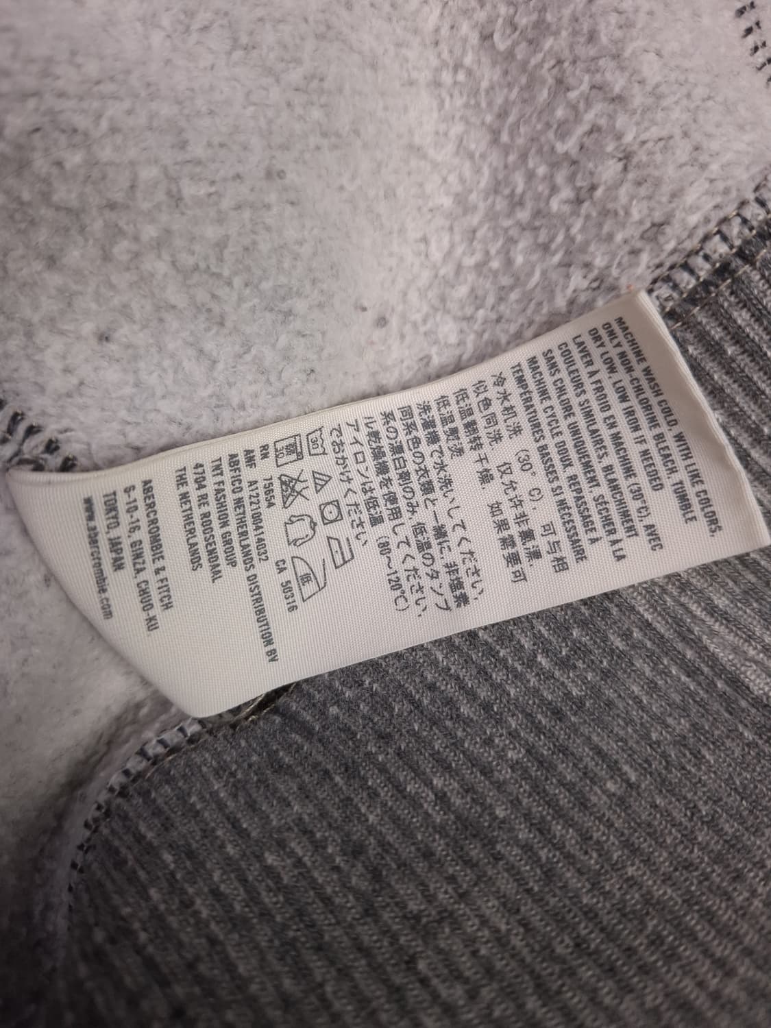 오리지날 아베크롬비 데미지 후드집업 상품이미지4